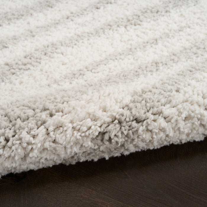 Nourison Home - Modern Shag Ivory/Green Area Rug MMD05