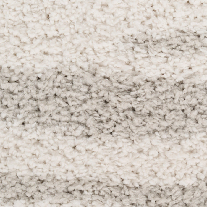 Nourison Home - Modern Shag Ivory/Green Area Rug MMD05