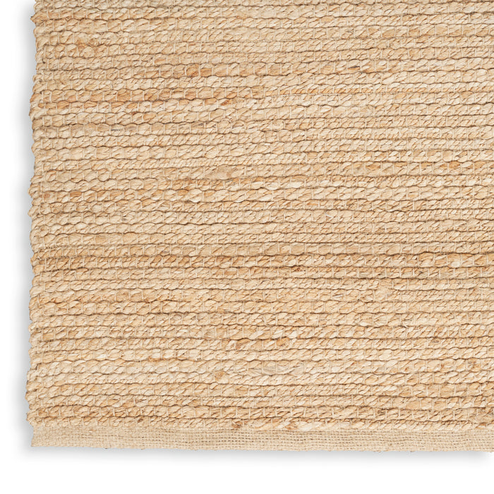 The Rug Corner Nourison Home Natural Jute NJT01 BLCHD Area Rugs