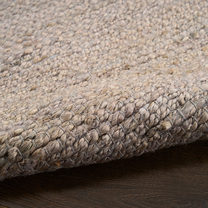 The Rug Corner Nourison Home Natural Jute NJT01 GREY Area Rugs