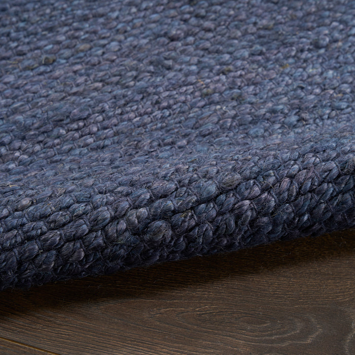 The Rug Corner Nourison Home Nourison Home - Natural Jute Navy Area Rug NJT01