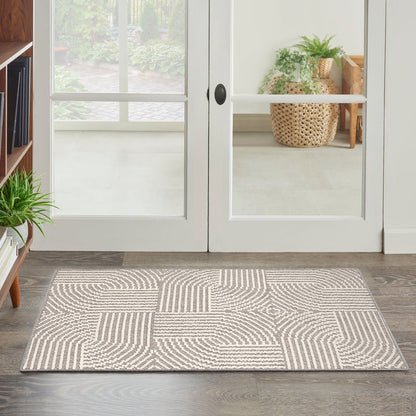 The Rug Corner Nourison Home Nourison Home - Natural Texture Green/Ivory Area Rug NTX02