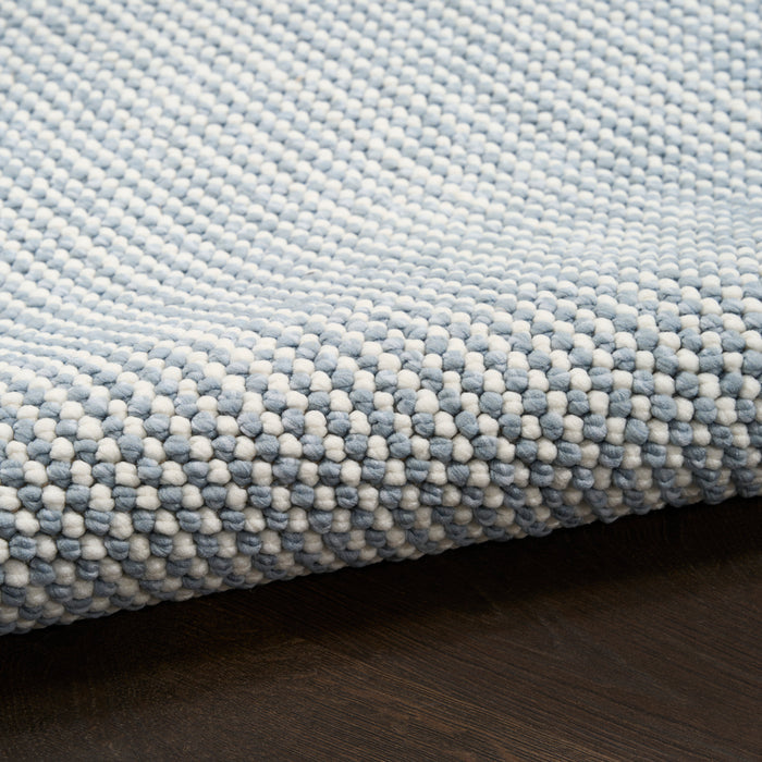 The Rug Corner Nourison Home Nourison Home - Natural Texture Ivory/Blue Area Rug NTX01