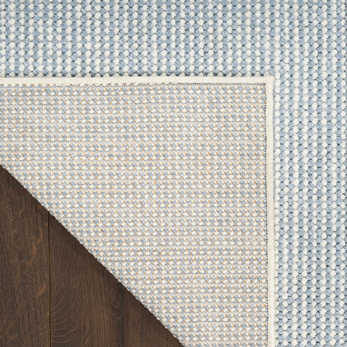 The Rug Corner Nourison Home Nourison Home - Natural Texture Ivory/Blue Area Rug NTX01