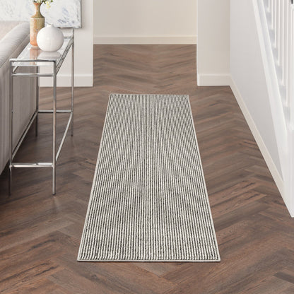 The Rug Corner Nourison Home Nourison Home - Natural Texture Ivory/Grey Area Rug NTX01