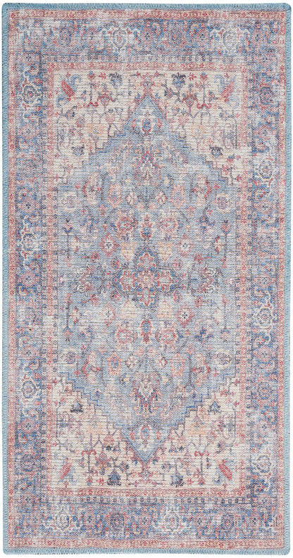 The Rug Corner Nourison Home Nourison Home - New Concept Washables Blue/Multi Area Rug SR104