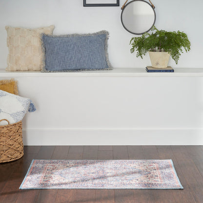 The Rug Corner Nourison Home Nourison Home - New Concept Washables Blue/Multi Area Rug SR104