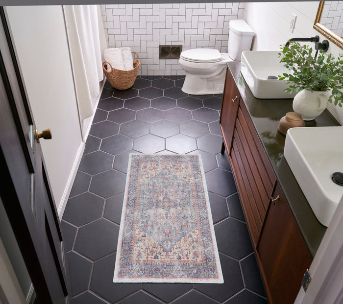 The Rug Corner Nourison Home Nourison Home - New Concept Washables Blue/Multi Area Rug SR104