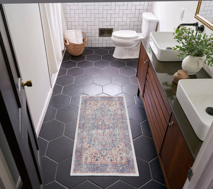 The Rug Corner Nourison Home Nourison Home - New Concept Washables Blue/Multi Area Rug SR104
