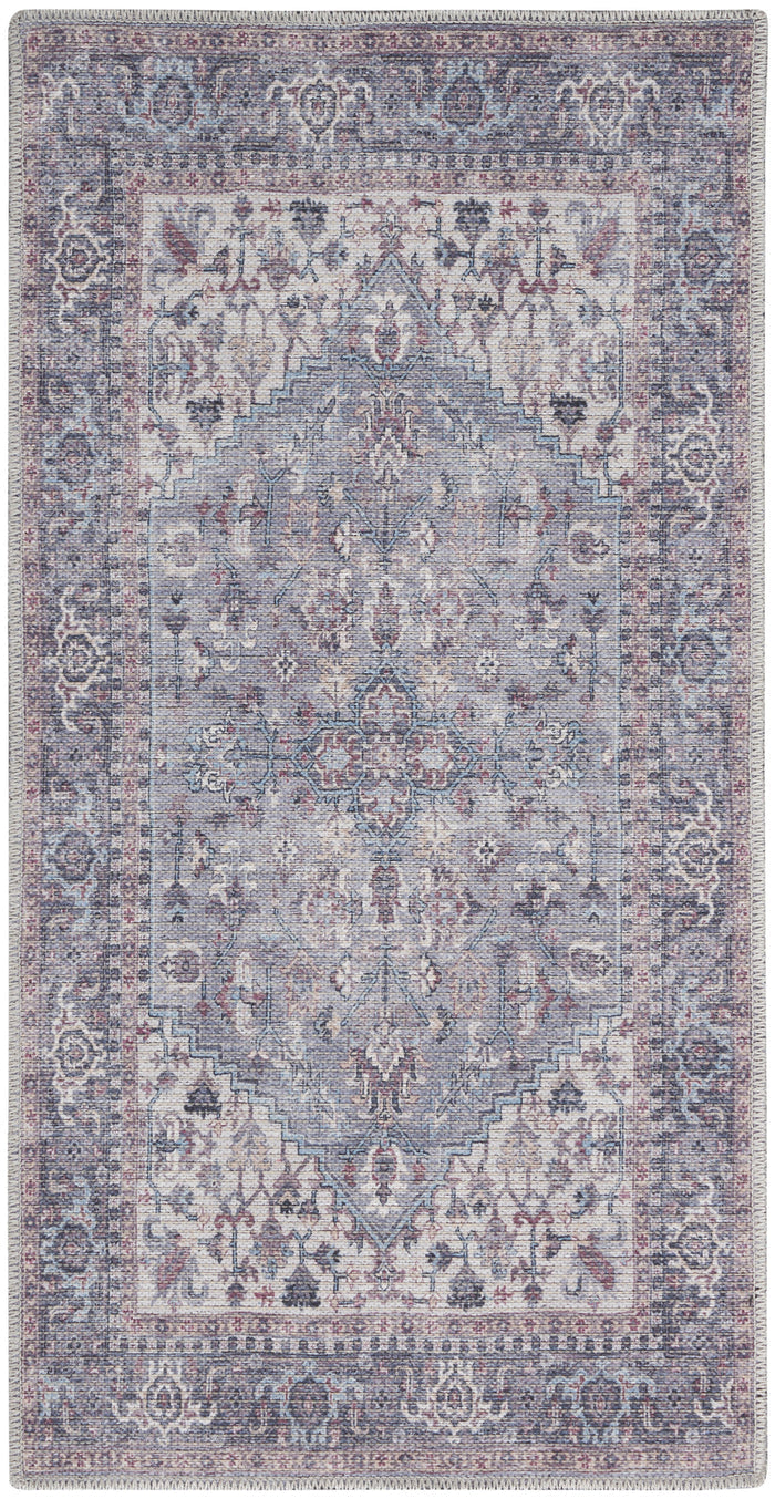 The Rug Corner Nourison Home New Concept Washables SR104 GREY Area Rugs