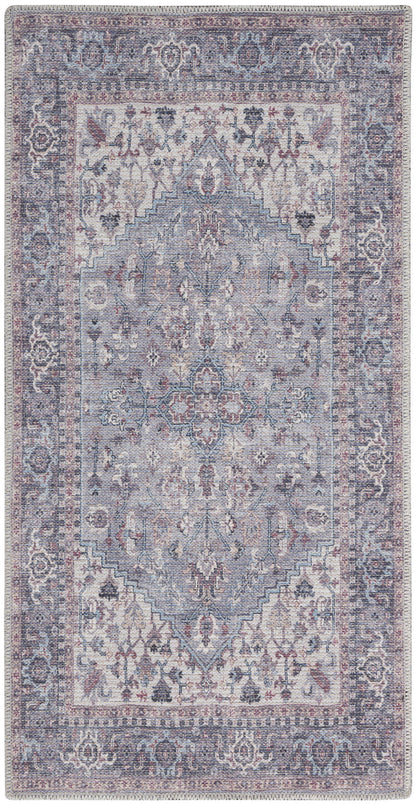 The Rug Corner Nourison Home New Concept Washables SR104 GREY Area Rugs