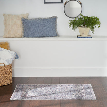 The Rug Corner Nourison Home New Concept Washables SR104 GREY Area Rugs