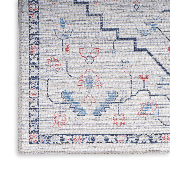 The Rug Corner Nourison Home New Concept Washables SR110 IVBLU Area Rugs