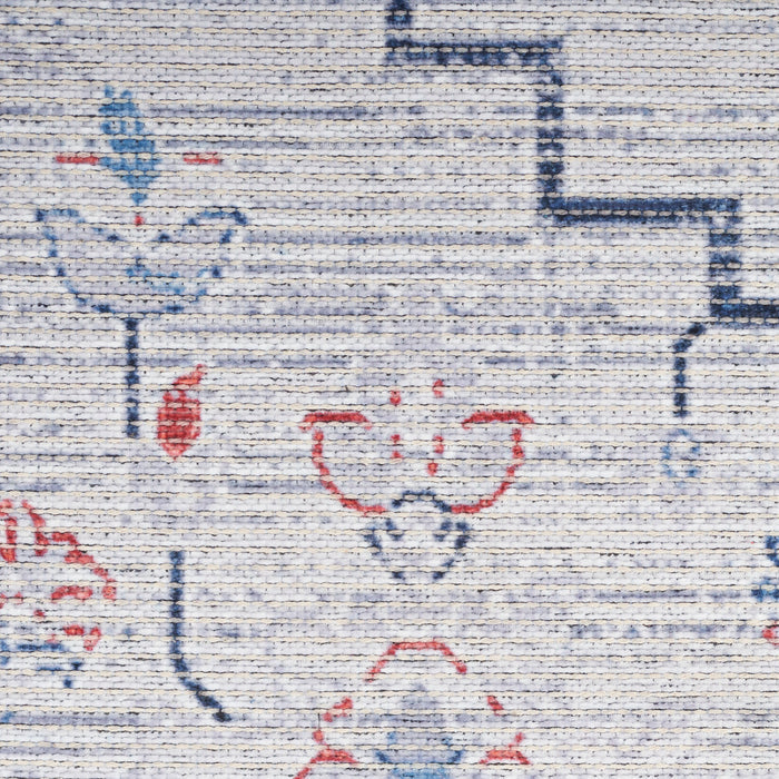 The Rug Corner Nourison Home New Concept Washables SR110 IVBLU Area Rugs