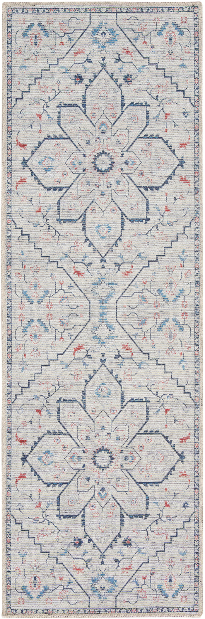The Rug Corner Nourison Home New Concept Washables SR110 IVBLU Area Rugs