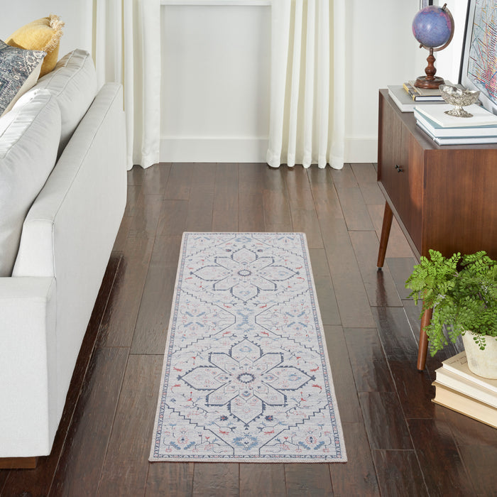 The Rug Corner Nourison Home New Concept Washables SR110 IVBLU Area Rugs