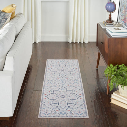 The Rug Corner Nourison Home New Concept Washables SR110 IVBLU Area Rugs