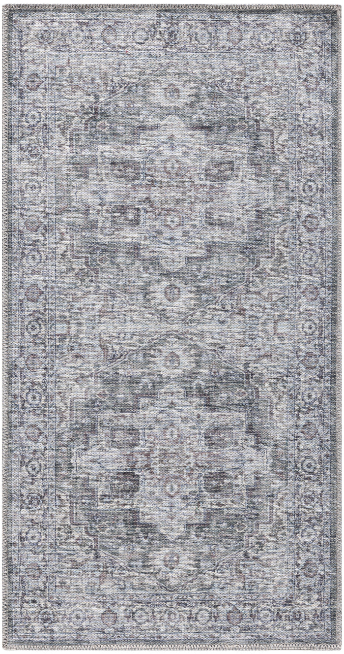 The Rug Corner Nourison Home New Concept Washables SR101 IVGRY Area Rugs