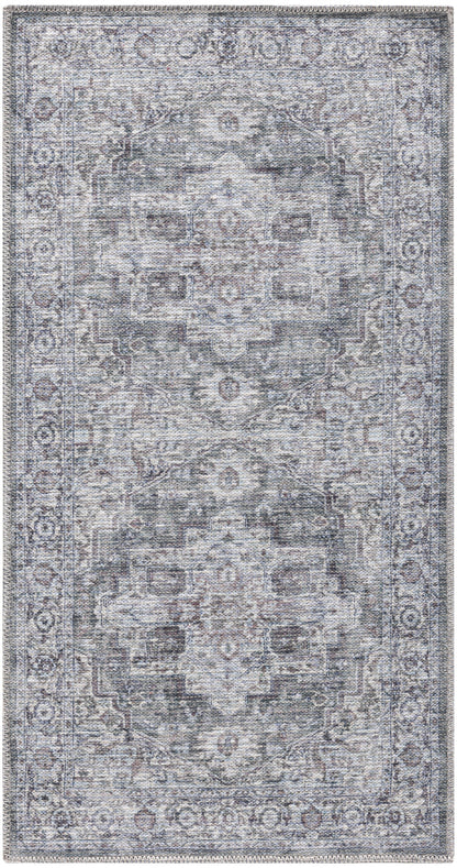 The Rug Corner Nourison Home New Concept Washables SR101 IVGRY Area Rugs