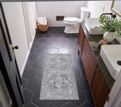 The Rug Corner Nourison Home New Concept Washables SR101 IVGRY Area Rugs