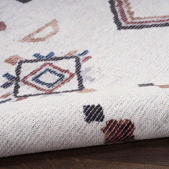 Nourison Home - New Concept Washables Ivory/Multi-Color Area Rug SR108