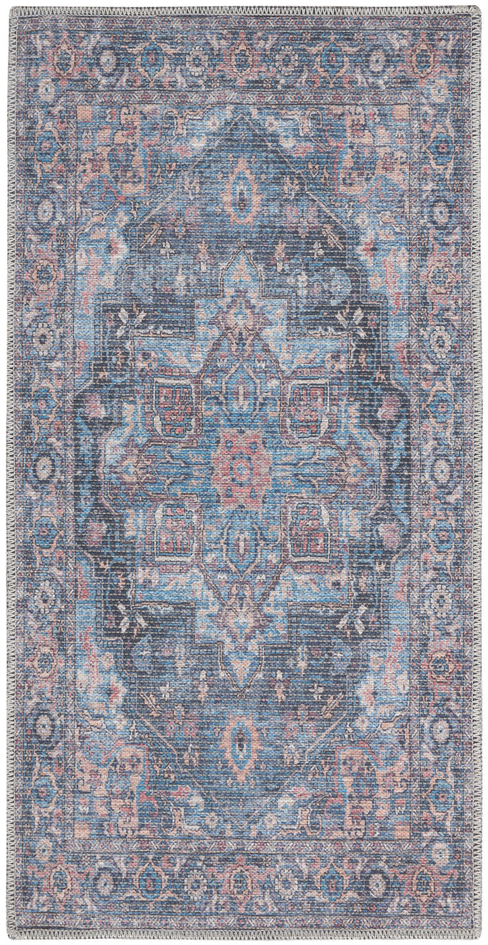The Rug Corner Nourison Home Nourison Home - New Concept Washables  Light Blue/Multi Area Rug SR101