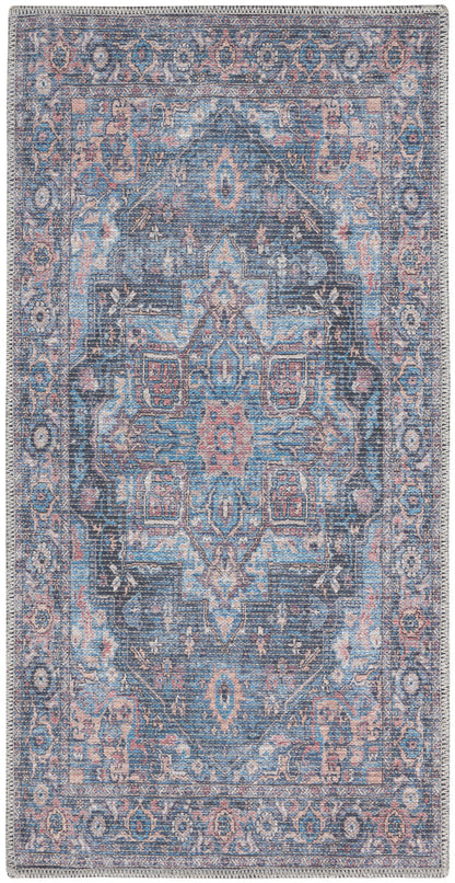 The Rug Corner Nourison Home Nourison Home - New Concept Washables  Light Blue/Multi Area Rug SR101