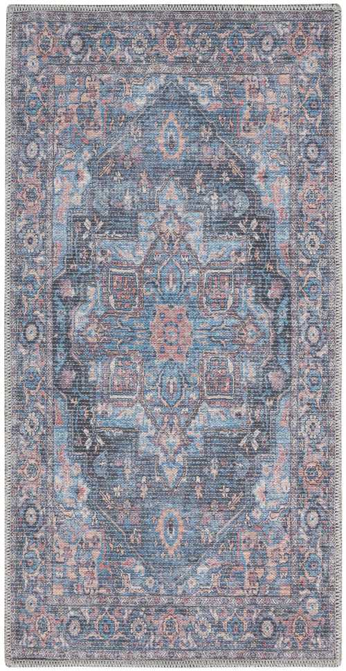 The Rug Corner Nourison Home Nourison Home - New Concept Washables  Light Blue/Multi Area Rug SR101