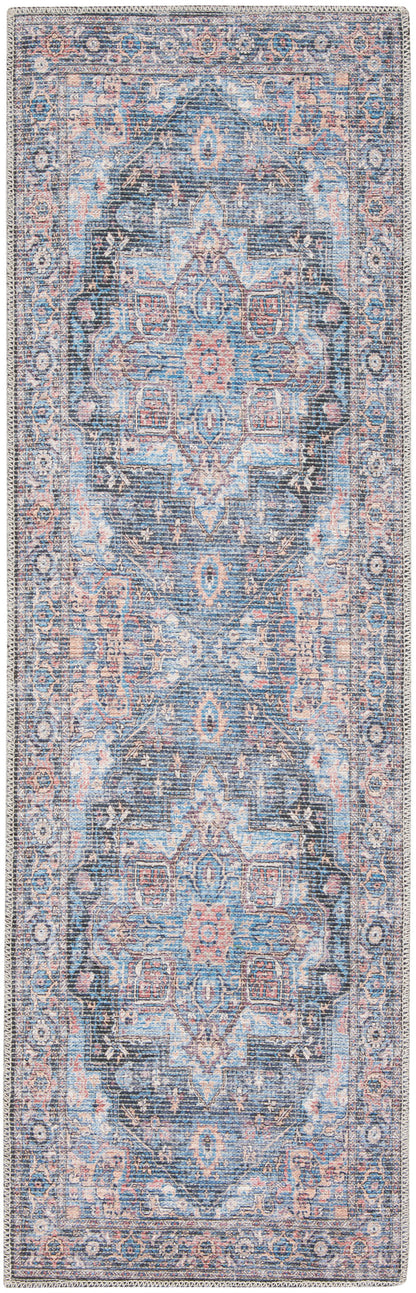 The Rug Corner Nourison Home Nourison Home - New Concept Washables  Light Blue/Multi Area Rug SR101