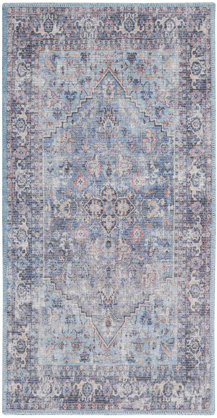 The Rug Corner Nourison Home Nourison Home - New Concept Washables Light Green/Blue Area Rug SR104