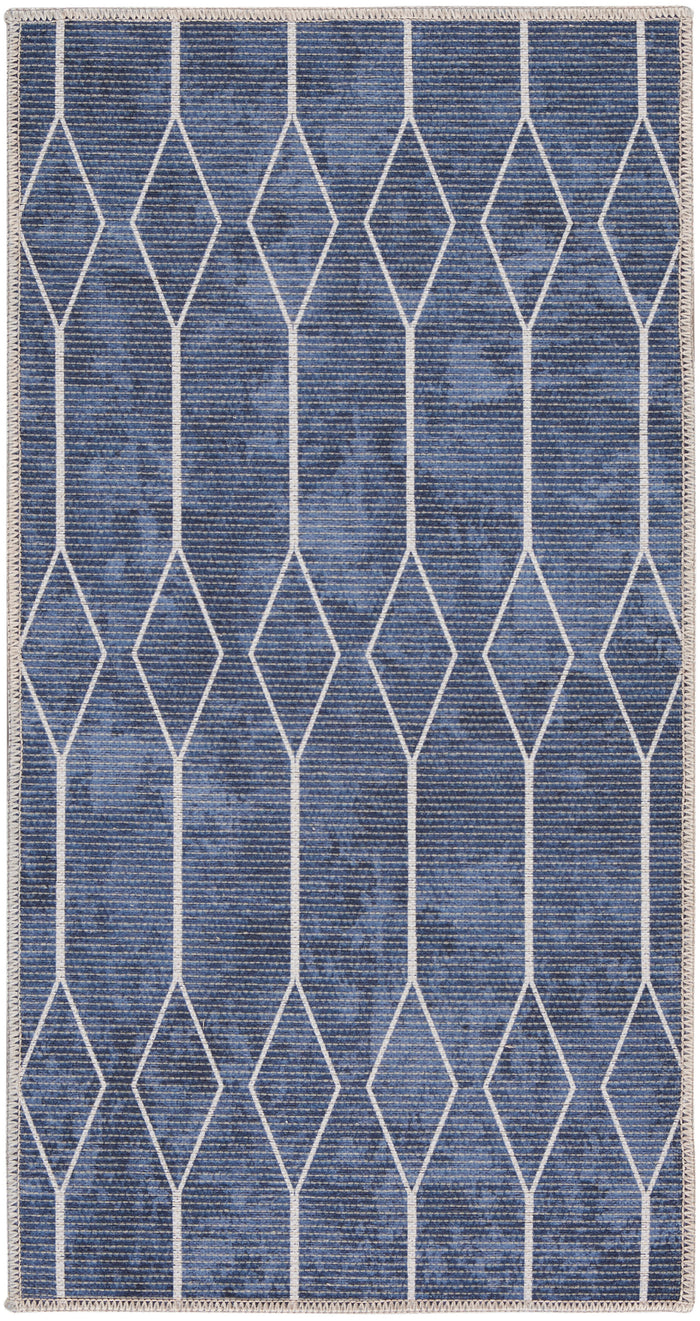 The Rug Corner Nourison Home New Concept Washables SR107 NAVY Area Rugs