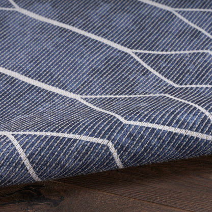 The Rug Corner Nourison Home New Concept Washables SR107 NAVY Area Rugs
