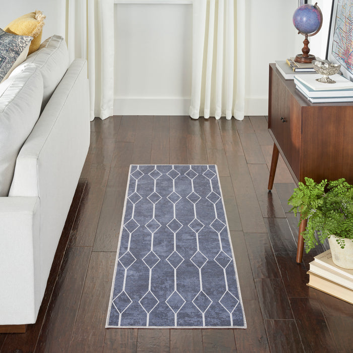 The Rug Corner Nourison Home New Concept Washables SR107 NAVY Area Rugs