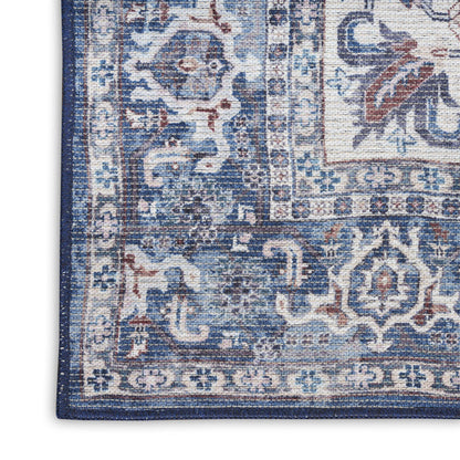 The Rug Corner Nourison Home Nourison Home - New Concept Washables Navy/Ivory Area Rug SR104