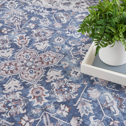 The Rug Corner Nourison Home Nourison Home - New Concept Washables Navy/Ivory Area Rug SR104