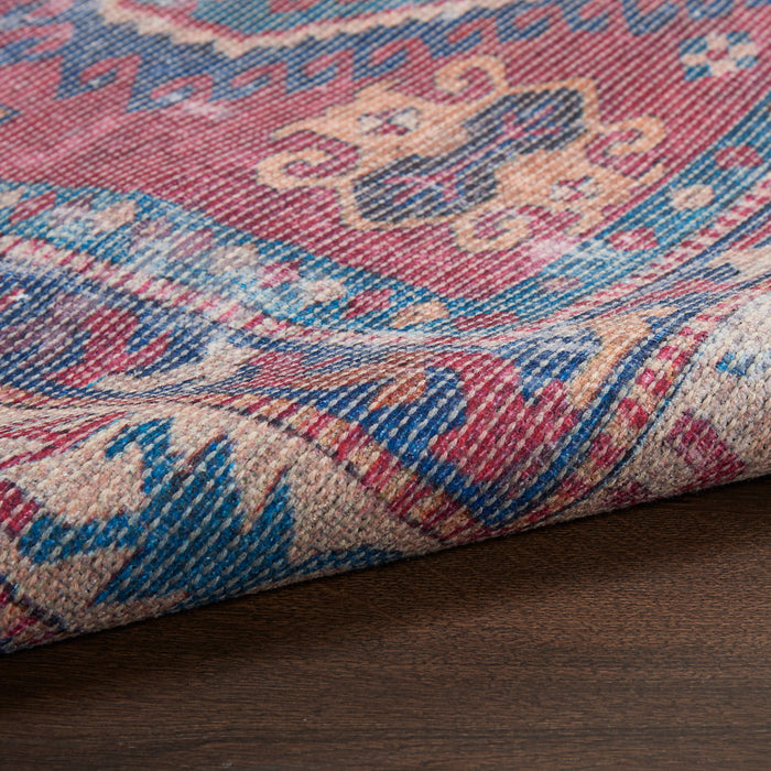 The Rug Corner Nourison Home Nourison Home - New Concept Washables Red/Navy Area Rug SR105