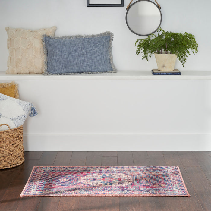 The Rug Corner Nourison Home Nourison Home - New Concept Washables Red/Navy Area Rug SR105