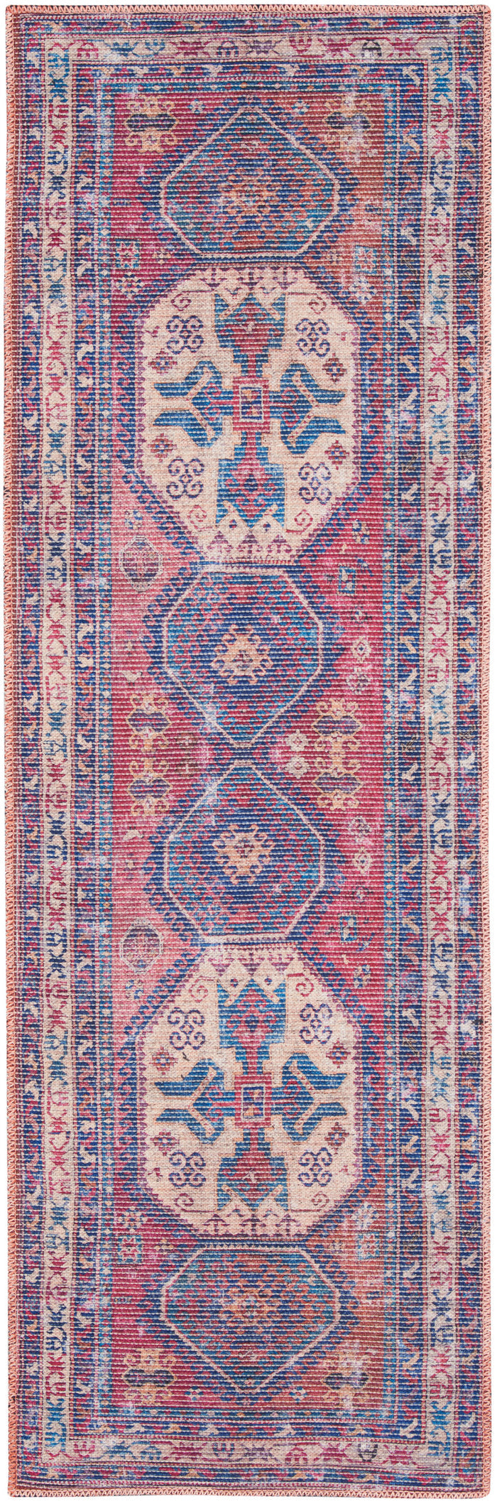 The Rug Corner Nourison Home Nourison Home - New Concept Washables Red/Navy Area Rug SR105