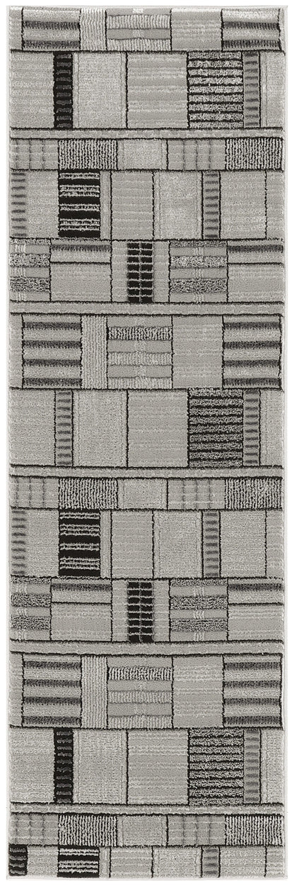 Nourison Home - Nordic Black/Grey Area Rug NRC04