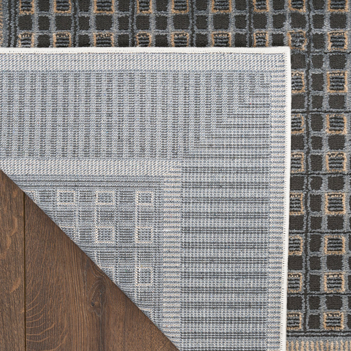 The Rug Corner Nourison Home Nourison Home - Nordic Black/Taupe Area Rug NRC03