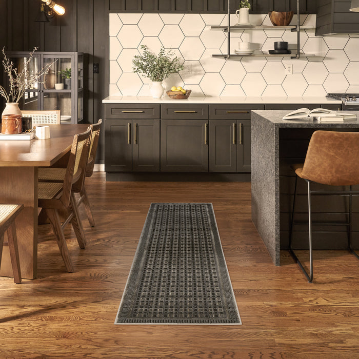 The Rug Corner Nourison Home Nourison Home - Nordic Black/Taupe Area Rug NRC03