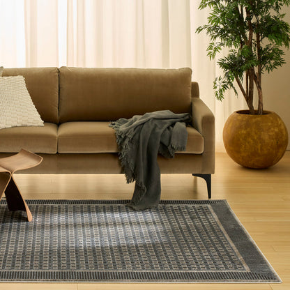 The Rug Corner Nourison Home Nourison Home - Nordic Black/Taupe Area Rug NRC03