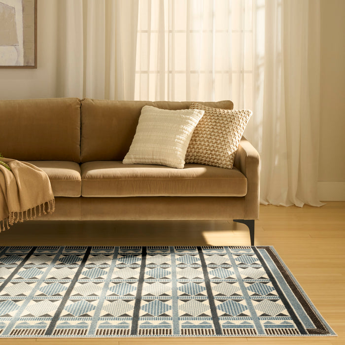 The Rug Corner Nourison Home Nourison Home - Nordic Blue Area Rug NRC06