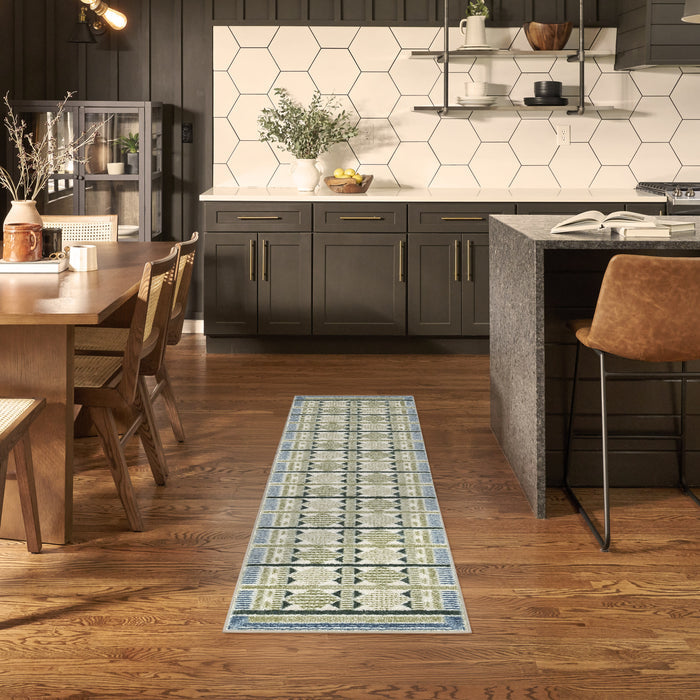 Nourison Home - Nordic Green/Blue Area Rug NRC06