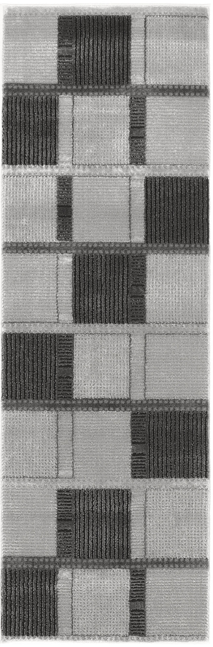 The Rug Corner Nourison Home Nordic NRC09 GRYBK Area Rugs