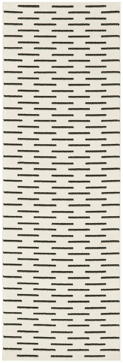 The Rug Corner Nourison Home Nordic NRC12 IVBLK Area Rugs