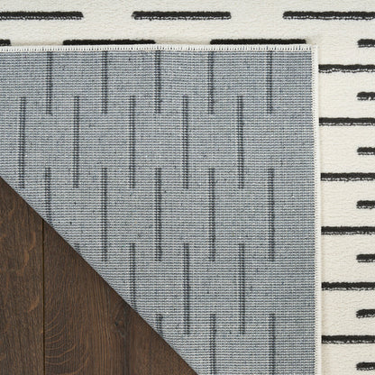 The Rug Corner Nourison Home Nordic NRC12 IVBLK Area Rugs