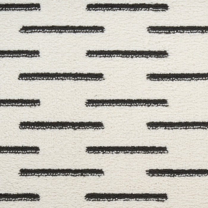 The Rug Corner Nourison Home Nordic NRC12 IVBLK Area Rugs