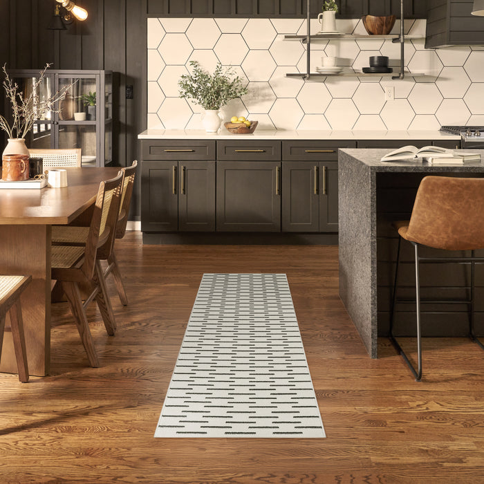 The Rug Corner Nourison Home Nordic NRC12 IVBLK Area Rugs