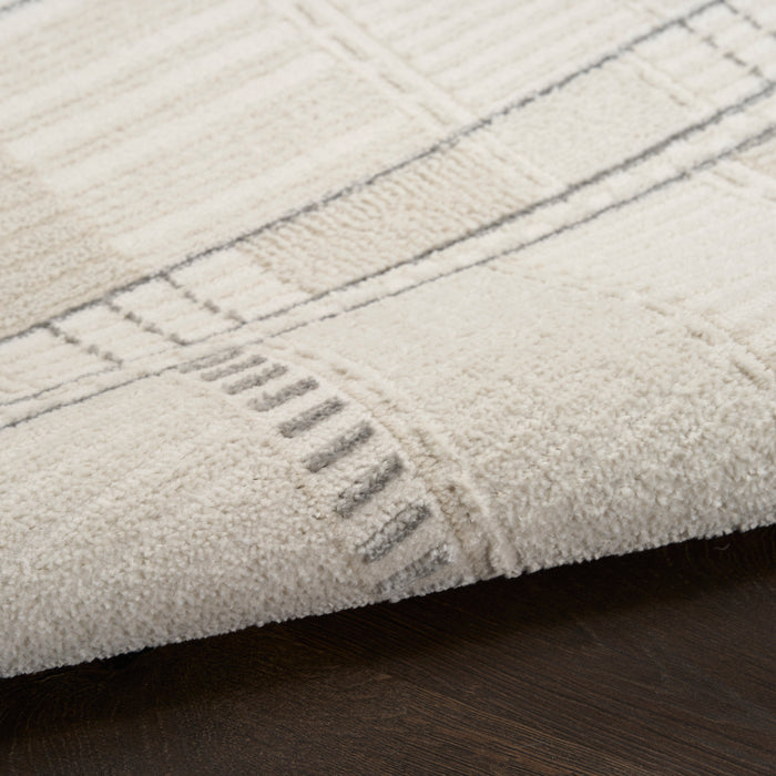 The Rug Corner Nourison Home Nordic NRC04 IVGRY Area Rugs